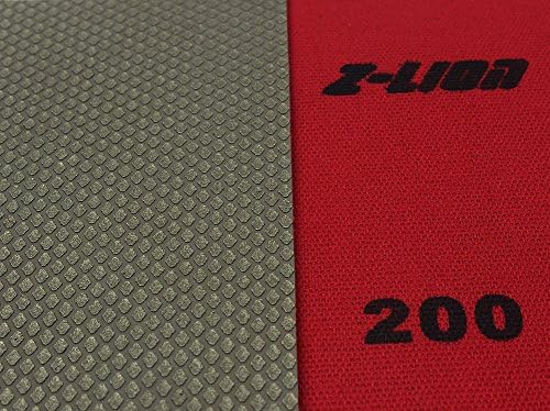 Z-Lion Diamond Abrasive Paper Sheets Diamond Sandpaper for Grinding Stone Glass Ceramic 200 Grit
