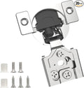 Chibery 20 Pack 5/8" Overlay 3D Soft Close Concealed Hinge for Face Frame Door, Smooth Slow Self Closing Hinges, Satin Nickel, Hidden 105° Open Angle Stainless Steel Hinge for Kitchen Cabinet Door