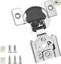 Chibery 30 Pack 5/8" Overlay 3D Soft Close Concealed Hinge for Face Frame Door, Smooth Slow Self Closing Hinges, Satin Nickel, Hidden 105° Open Angle Stainless Steel Hinge for Kitchen Cabinet Door