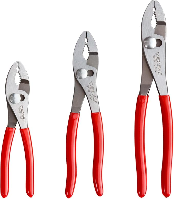 TEKTON Slip Joint Pliers Set, 3-Piece | PGA10103