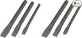 HORUSDY 3-Piece Heavy-Duty Cold Chisel Set, 3/8", 1/2", 5/8" Metal Chisels, Drop-Forged Cr-V Steel for Woodworking, Metalworking, Masonry & Carpentry (Pack of 2)
