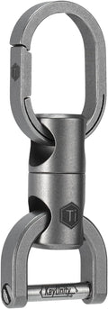 KeyUnity Titanium Swivel Key Ring Keychain Connector