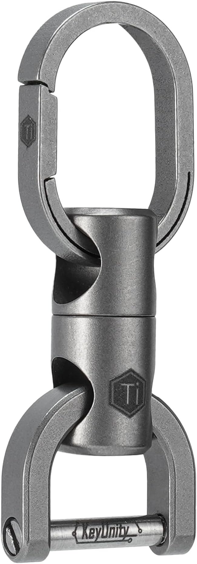 KeyUnity Titanium Swivel Key Ring Keychain Connector