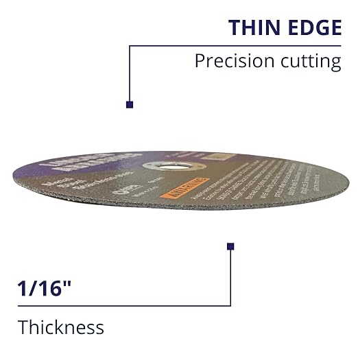 200-Pack 7" x 1/16" x 7/8" Cut-Off Wheels Metal & Stainless Steel