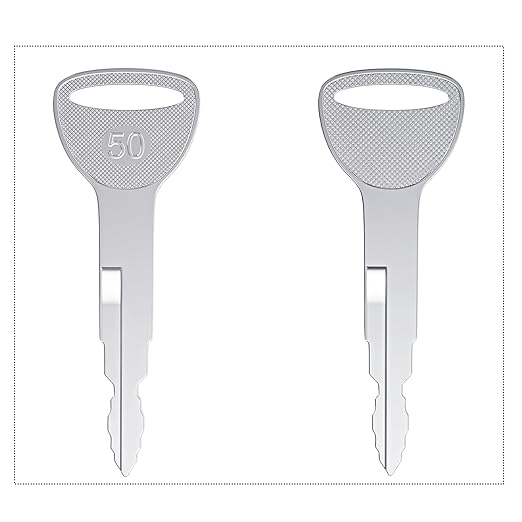 Heavy Ignition Keys, 10 Pcs Forklift Key 57591-23330-71 575912333071 A62597 Toyota Forklift Key fit Toyota Forklift