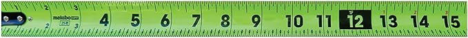 Metabo HPT 25 Ft Tape Measure, 17-Ft Reach & 14-Ft Standout, Wire Belt Clip and Lanyard Attachment, 1/8-Inch Incremental Fractions, Manual Blade Stop, TruRangeTM, 115925M (Pack of 2)