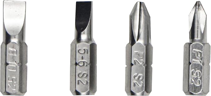 ALLWAY SD41 5-in-1 Lightweight Safety Shockproof Screwdriver with 4 Bits