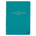 The Spiritual Growth Bible, Study Bible, NLT - New Living Translation Holy Bible, Faux Leather, Teal - Leather