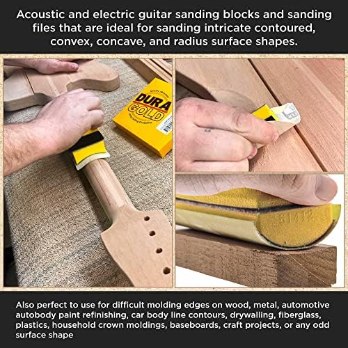 Dura-Gold Luthier Acoustic Guitar Master Woodworker Hand Sanding Block Set