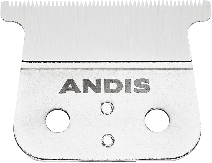 Andis T-Blade Replacement for T-Outliner, GTO, GO, and SLS Trimmers - Close Cutting, Zero Gapped, Silver