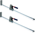 Pro Tools PJP60-8 Light-Duty Parallel Jaw Clamp – Woodworking F-Clamp with ANS Anti-Slip System, Ergonomic Grip, and Non-Marring Jaws for Cabinetry, Joinery, and DIY Projects - 2-Pack