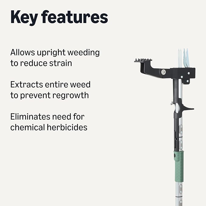 Amazon Basics - Weed Puller, 4 Claw, 39.61"