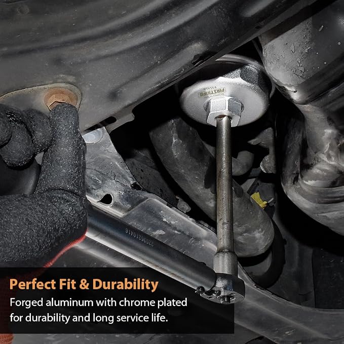 FIRSTINFO 64.5mm Oil Filter Wrench, Engine Oil Funnel, Oil Drain Hose | for Toyota & Lexus, Easy Oil Change Tool, F3545TN