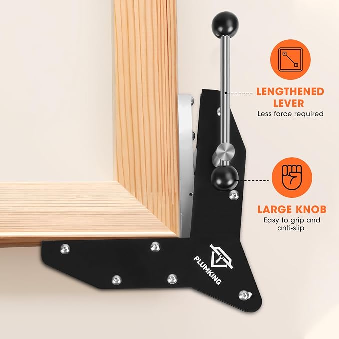2PCS Miter Clamps for Woodworking, Corner Clamps for Making Window Casing, Door Casing, Picture Frames, Cabinet Trim