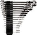 TEKTON Flex Head Ratcheting Combination Wrench Set, 15-Piece | WRC95301