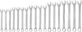 TEKTON Combination Wrench Set, 18-Piece | WCB90215 | 33 - 50 mm