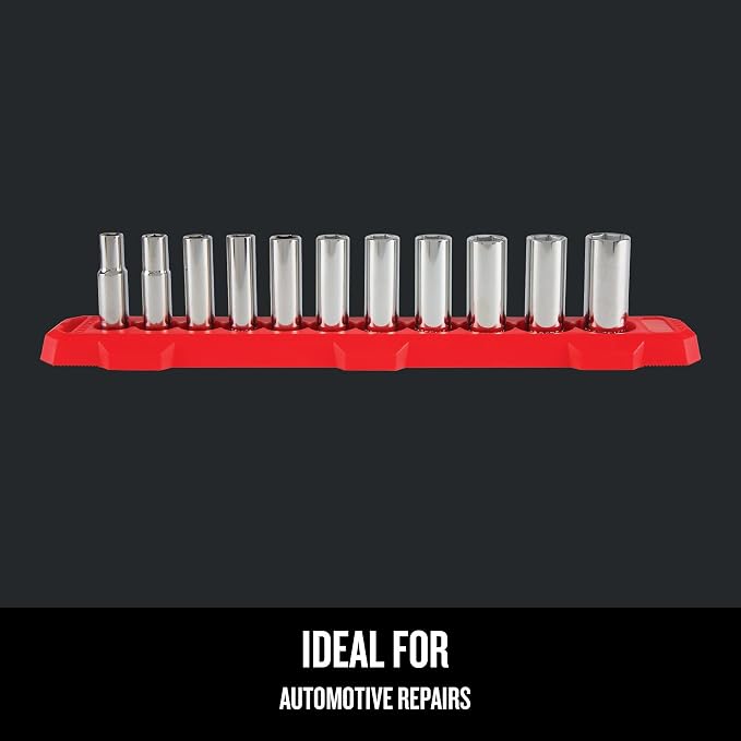 CRAFTSMAN Socket Set, Metric, 3/8" Drive, 6 Pt., 11Piece (CMMT12045)
