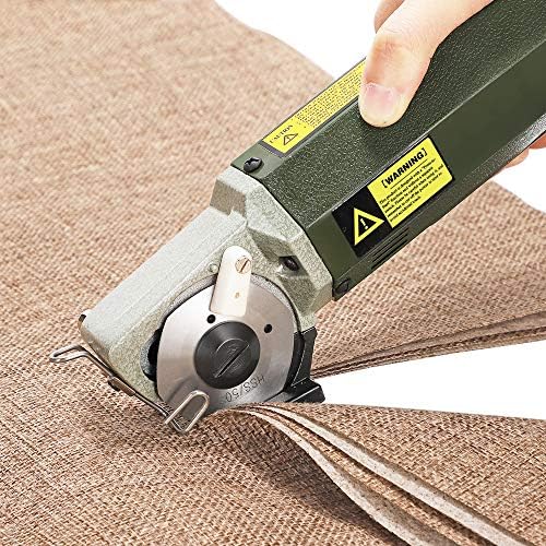 Electric Rotary Fabric Carpet Cutter Heavy Duty Fabric Scissors YJ-50