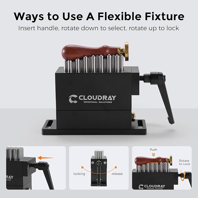 Cloudray Flexible Fixture Tooling Fixture Flexible Claw 30x79MM for CNC