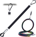 CheeMuii 20" Single Tender Spring Kit with 3IN1 Semi Truck Air Line Holder