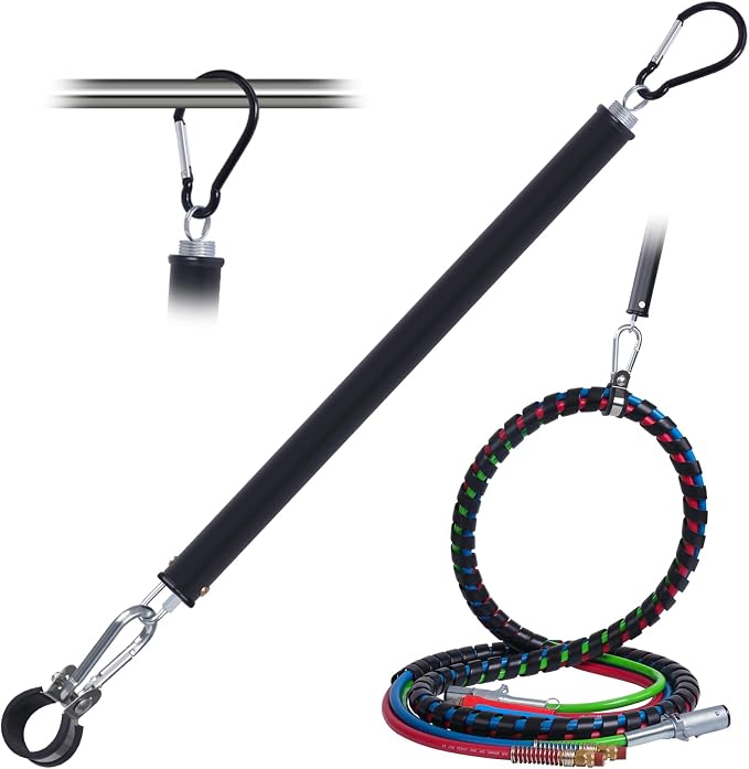 CheeMuii 20" Single Tender Spring Kit with 3IN1 Semi Truck Air Line Holder