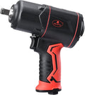 AEROPRO TOOLS 1/2-Inch Composite Air Impact Wrench Pneumatic Impact Wrench | Twin Hammer,1220 FT-LBS Max Loosening Torque,8000RPM,for Auto Repair,Tire Shop (Lightweight Housing)