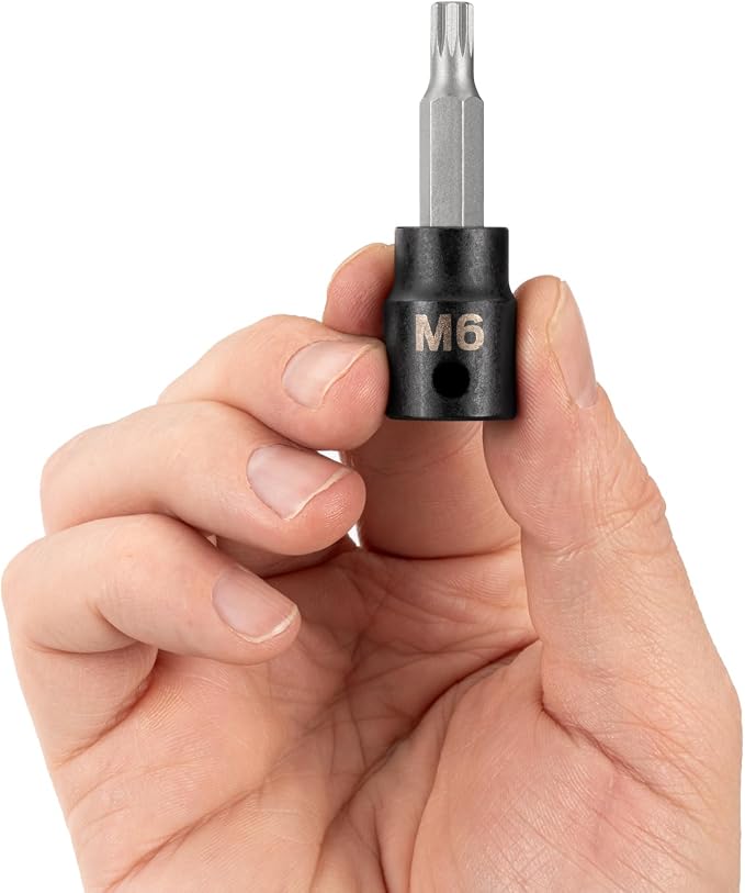 TEKTON 3/8 Inch Drive x M6 Triple Square Impact Bit Socket | SIB18206