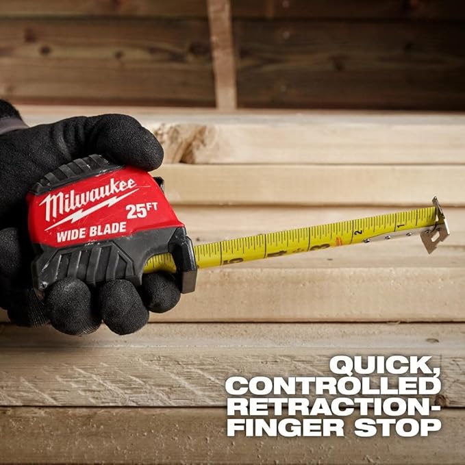 Milwaukee Electric - 25FT Wide Blade Tape Measure