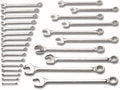 Wright Tool 726 Combination Wrench Set 12 Point Satin Finish 26 Piece 1/4 To 2 Inch Anti-Slip Forged Steel USA Made Wright Grip 2.0