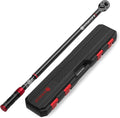 SUERCUP Torque Wrench 3/4-inch, Dual-Direction Adjustable 48 Tooth 100-700ft.lb/135.5-948.5Nm, Drive Click Torque Wrench with Buckle for Car, Truck Maintenance and Product Assembly