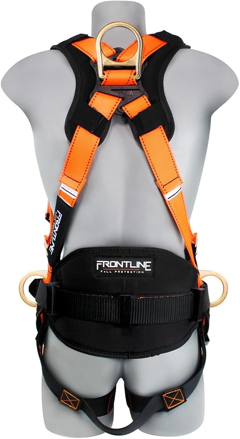 FRONTLINE FALL PROTECTION Harnesses + D-Ring+ Multiple Styles + OSHA and ANSI compliant