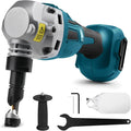 Cordless Metal Nibbler for Makita 18V Battery, 800W Sheet Steel Cutter with 2200RPM Brushless Motor, 360 Degree Rotating Blades for Cutting Stainless Steel, Aluminium, Plastic (Battery not Included)