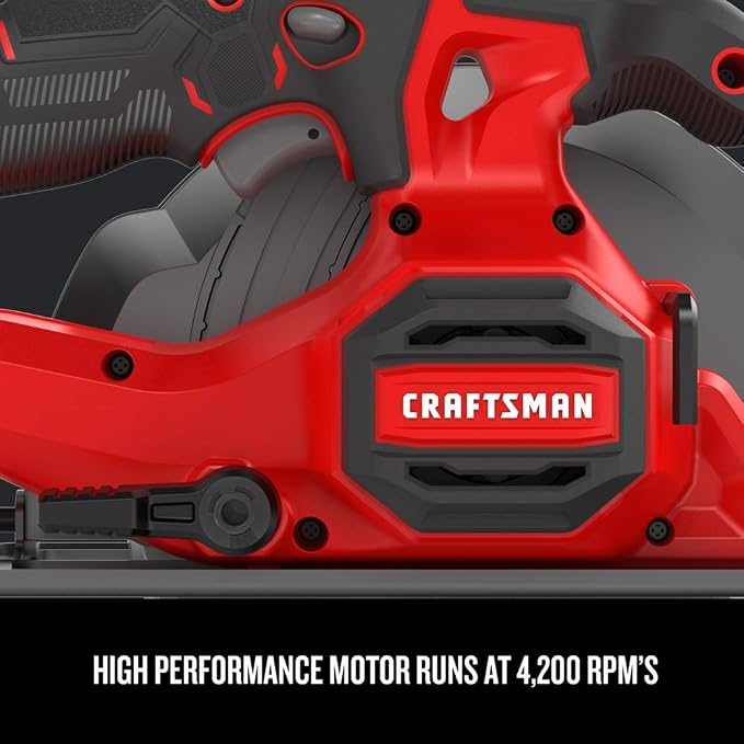 Craftsman CMCS500BR 20V Variable Speed Lithium-Ion 6-1/2 in. Cordless Circular Saw (Tool Only) (Renewed)
