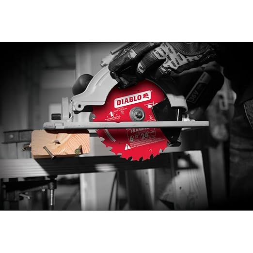 Diablo Track Circular Saw Blade for Fine Finish and Plywood - Ideal for Finish Carpenters, Installers and Remodelers - 6-1/2" Diameter, 48-Teeth, 8,800 Max RPM - D0648TSF