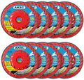Flap Discs 40 60 80 120 Grit, 4 1/2 x 5/8-11 Inches, Type 29, 10 Pack
