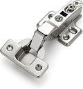 HOME EDIT 10 Pairs 20 Pack European Half Overlay Soft Close Cabinet Hinges Concealed Kitchen Cabinet Hinges Heavy-Duty Frameless Adjustable for Cupboard Hardware