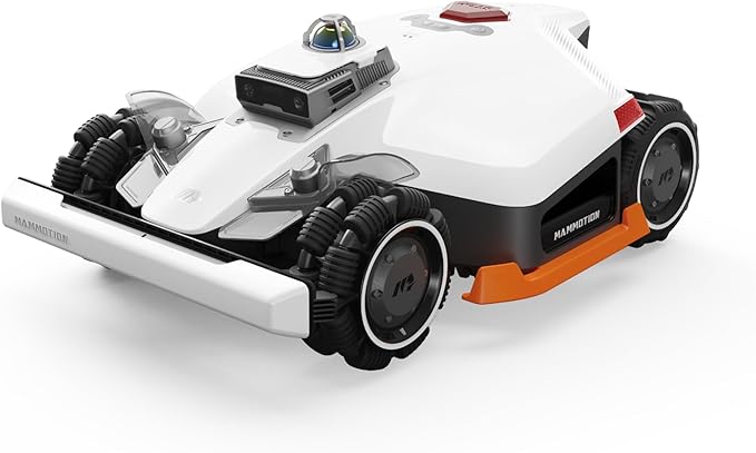 Mammotion LUBA 3 AWD 3000 Robot Lawn Mower, Perimeter Wire Free for 0.75 Acre, 360° LiDAR+NetRTK+AI Vision, All-Wheel-Drive for 80% Slopes, 30 Multi-Zone Management, Cutting Height 1.0"-2.7"