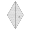 Creative Grids 60 Degree Diamond Ruler – CGR60DIA – Made in USA, Non-Slip Grip Acrylic Quilting, Sewing, Crafting, Patchwork Ruler & Template
