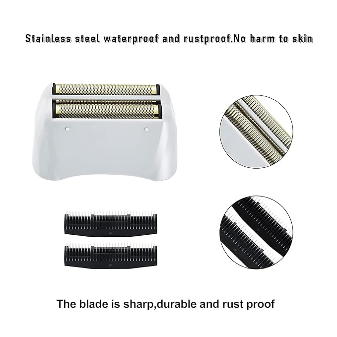 Andis 4 Pcs Pro Shaver Replacement Foil and Cutters Compatible with 17220/17230 Shaver ProFoil Lithium Replacement