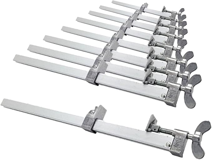 Dubuque Clamp Works UC948 48" Adjustable Bar Clamp for Woodworking - 10-PACK