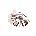 16PIN Car Stereo Wiring Harness Canbus for Toyota Camry RAV4 Corolla Tundra Highlander 2007-2012, Radio Wire Harness Power Cable Compatible with Android Head Unit JBL AMP Backup Camera SWC