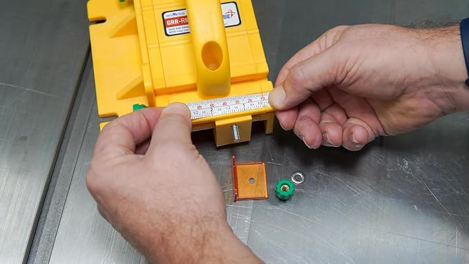 GRR-RIPPER+ Plus by Microjig. Includes SafeRip Kit. Fully Adjustable 3D Push Block for Table Saws, Router Tables, Band Saws, and Jointers, Yellow/Green, 2 Pack