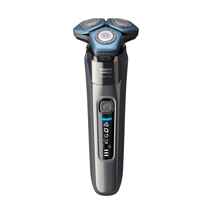 Philips Norelco Shaver 7100, Rechargeable Wet & Dry Electric Shaver with SenseIQ Technology and Pop-up Trimmer for Male S7788/82