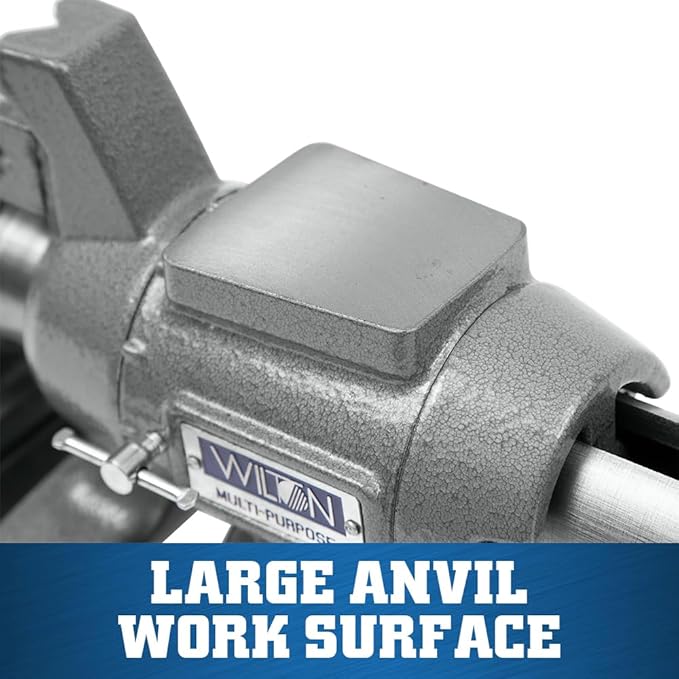 Wilton Multi-Purpose Bench Vise, 4-1/2" Width, 4-1/4" Max Jaw Opening, 2-1/4" Throat (Model 450P)