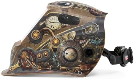 Lincoln Electric K3428-5 Viking 3350 ADV Steampunk Auto Darkening Welding Helmet with 4C Lens Technology and X6 Headgear