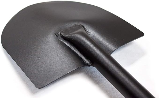 Bully Tools 12-Gauge Caprock Shovel – Heavy Duty All-Steel Construction Shovel with Long Handle, Closed-Back Design, Ideal for Digging, Breaking Rock, Clay, Roots & Dense Soil – 100% Made in The USA