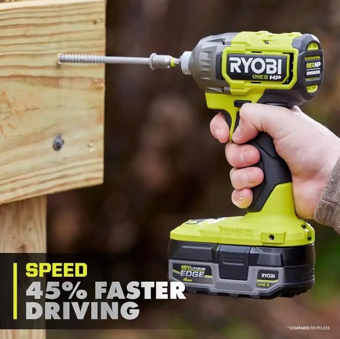 RYOBI ONEAND HP 18V BRUSHLESS Cordless 4-Mode Impact Driver Tool ONLY PBLID04B