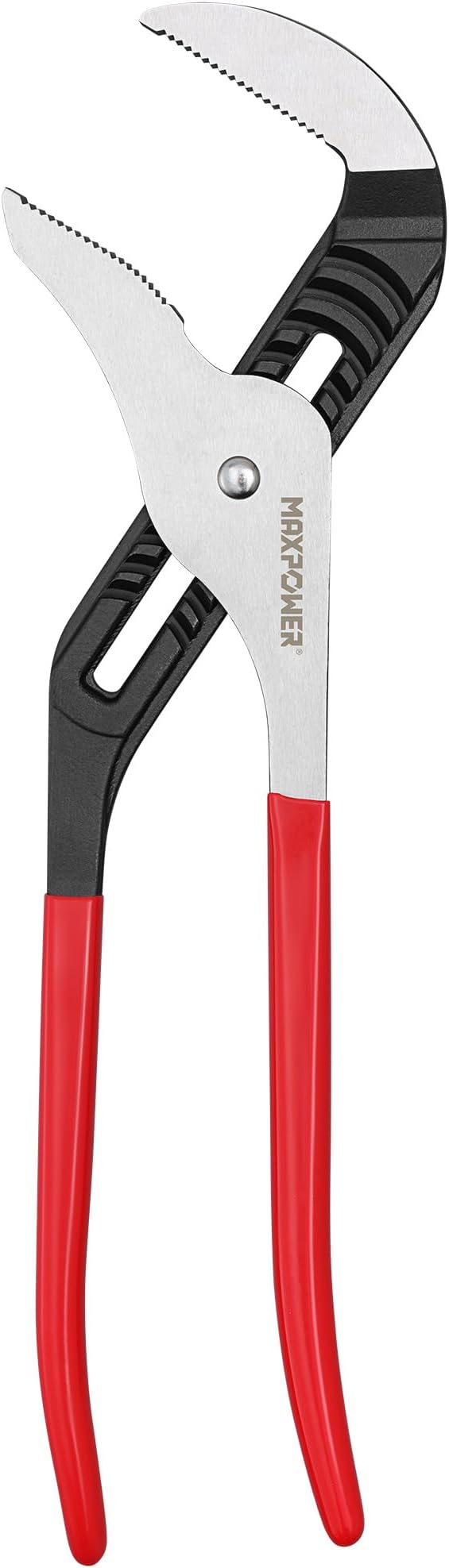 MAXPOWER 20 inch Groove Joint Pliers, 5.5 inch Max Opening | Straight Jaw Locks Pliers