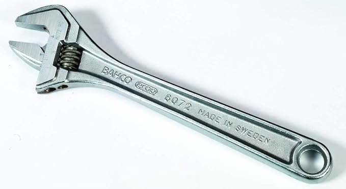 Bahco 8075 RC US Adjustable Wrench, 18-Inch, Chrome