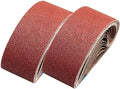 Taokyid 3 Inch x 24 Inch Sanding Belts, 8 Each of 40 60 80 Grit, 24 Pcs